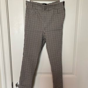 Zara Checkered Pants - Size Small